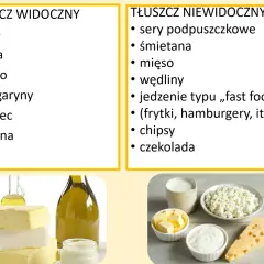 Lista tłuszczów widocznych i niewidocznych. Śmietana, jako tłuszcz niewidoczny, może wpływać na cukrzycę.