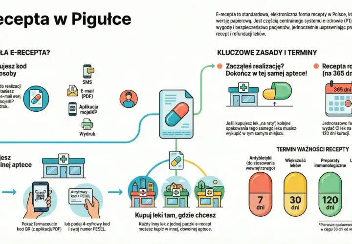 E-recepta w pigułce: jak działa, zasady i terminy ważności. Dowiedz się, ile ważna jest recepta i jak ją realizować.