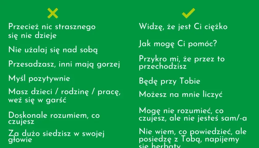 Bliski w kryzysie? Naucz się, jak rozmawiać i realnie wspierać.