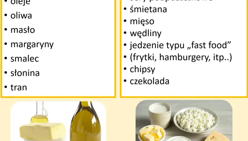 Lista tłuszczów widocznych i niewidocznych. Śmietana, jako tłuszcz niewidoczny, może wpływać na cukrzycę.