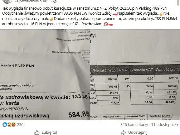 Sanatorium z NFZ: Ile kosztuje? Poznaj dopłaty i ukryte koszty.