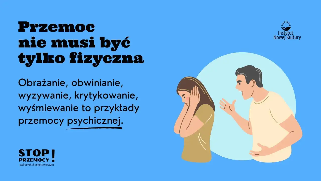 rodzaje dowodów przemoc psychiczna infografika
